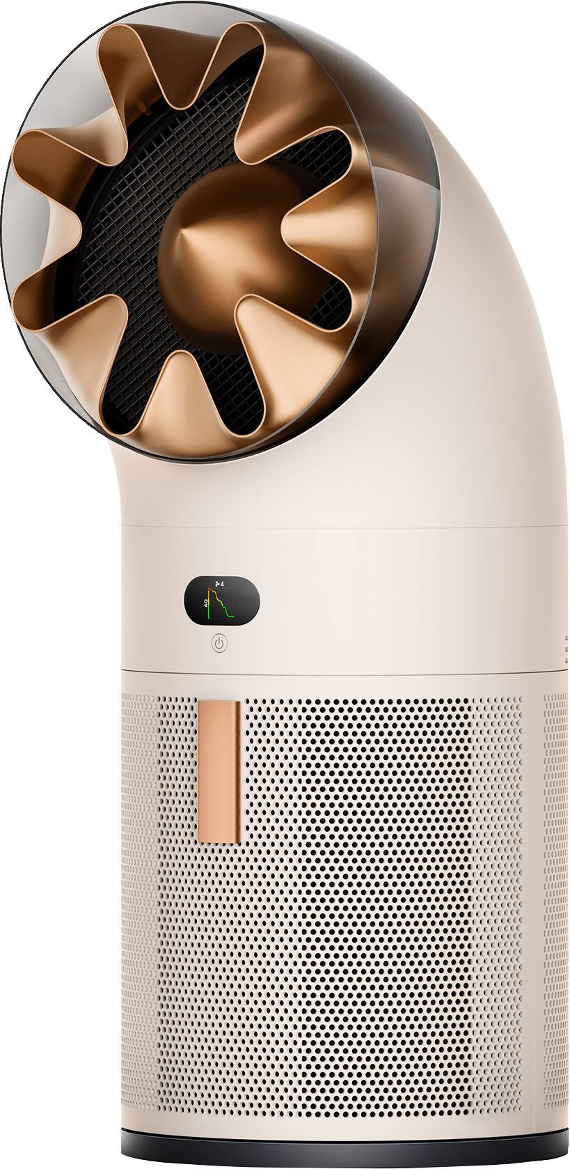 Front. Dyson - Hushjet Cool Pure+ Formaldehyde Air Purifier and Fan - Stone Pink/Soft Copper.