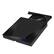 Alt View 3. Topteng - Type-C & USB 3.0 External DVD Drive - Slim Portable CD/DVD Burner, Plug & Play for Mac & Windows Laptop/PC - Black.