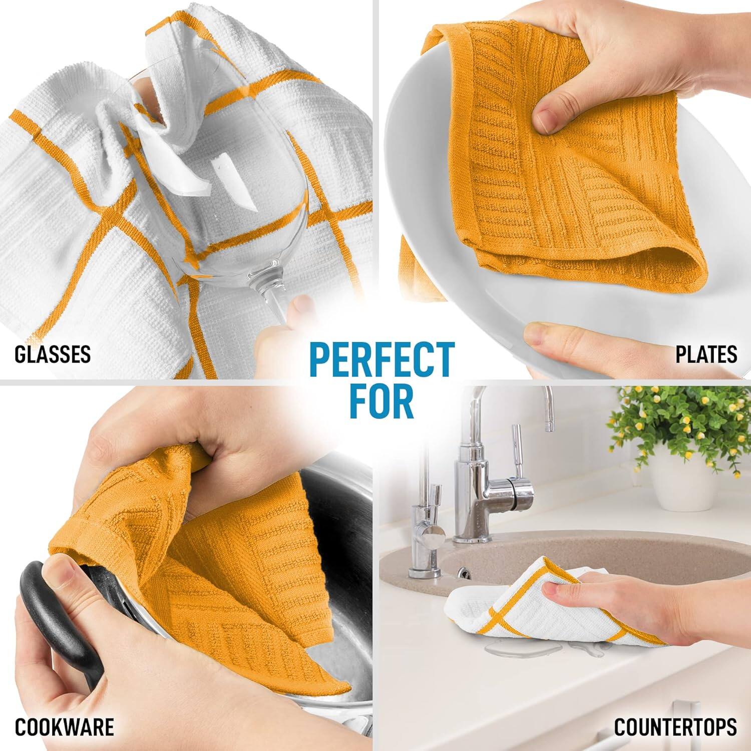 GLASSES  
PLATES  
COOKWARE  
COUNTERTOPS  

PERFECT FOR