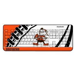 Keyscaper - Cleveland Browns Passtime Design Wireless Keyboard - Multicolor