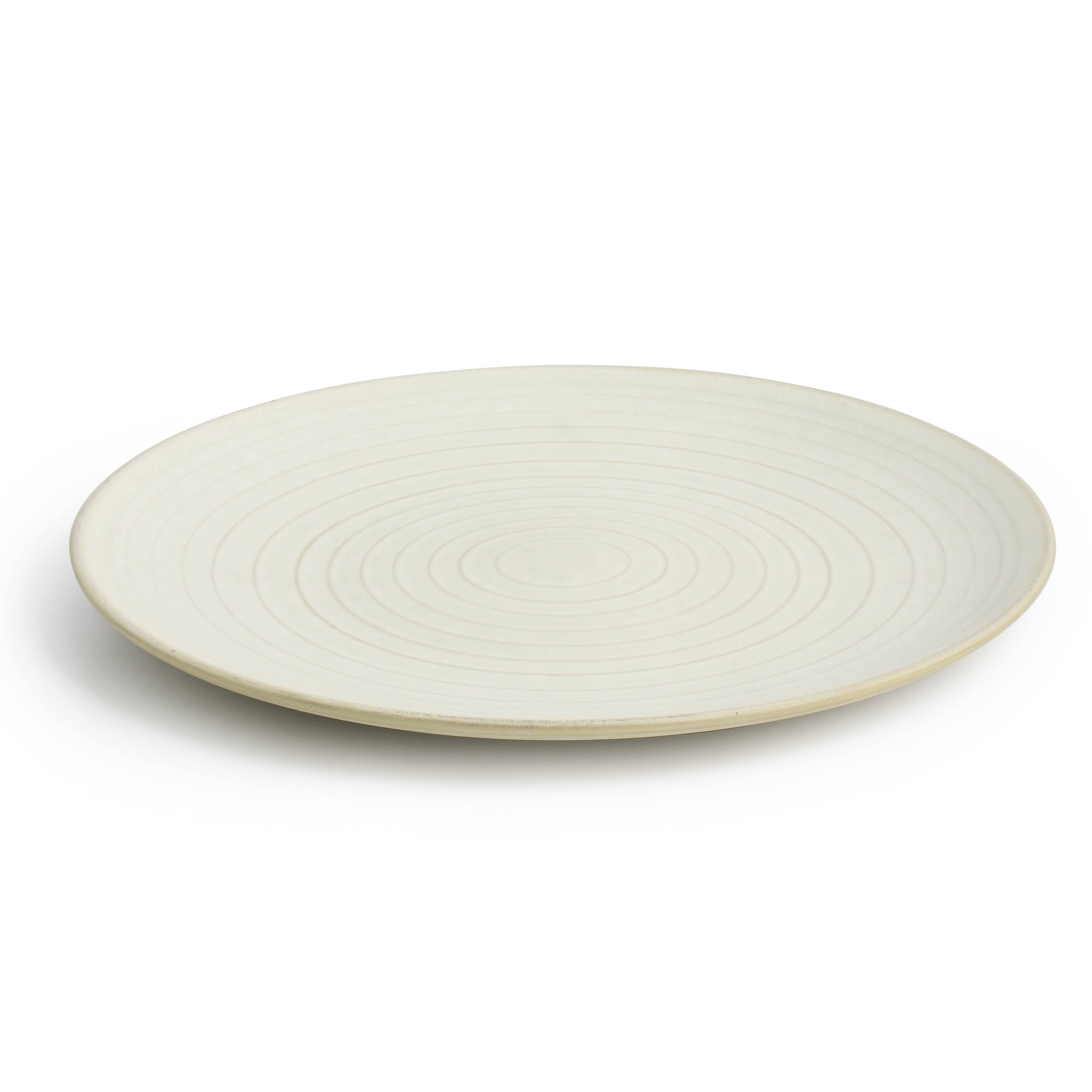 Alt View 2. Gibson - Gibson Elite 12 Piece Dreamweaver Round Earthenware Dinnerware Set in Matte White - Matte White.