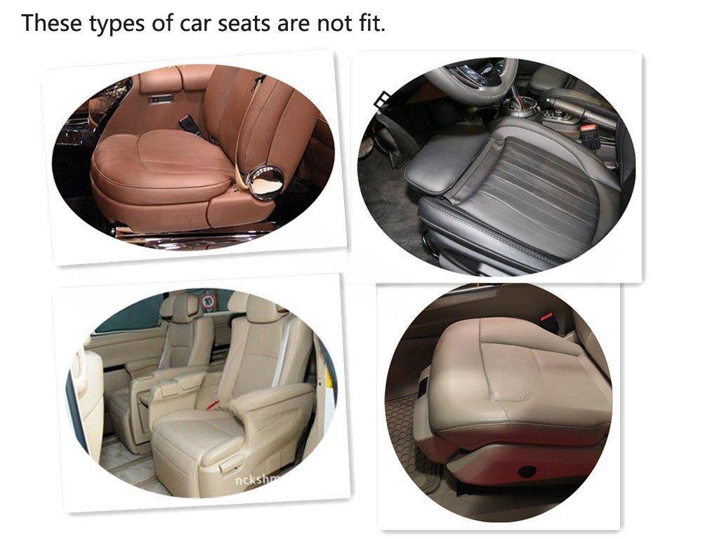 These types of car seats are not fit.