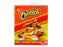 Jada - Chester Cheetah 5.5" Glow-in-the-Dark Figure with Accessories, Alternate Head and Hands "Flamin' Hot Cheetos" - Multicolor