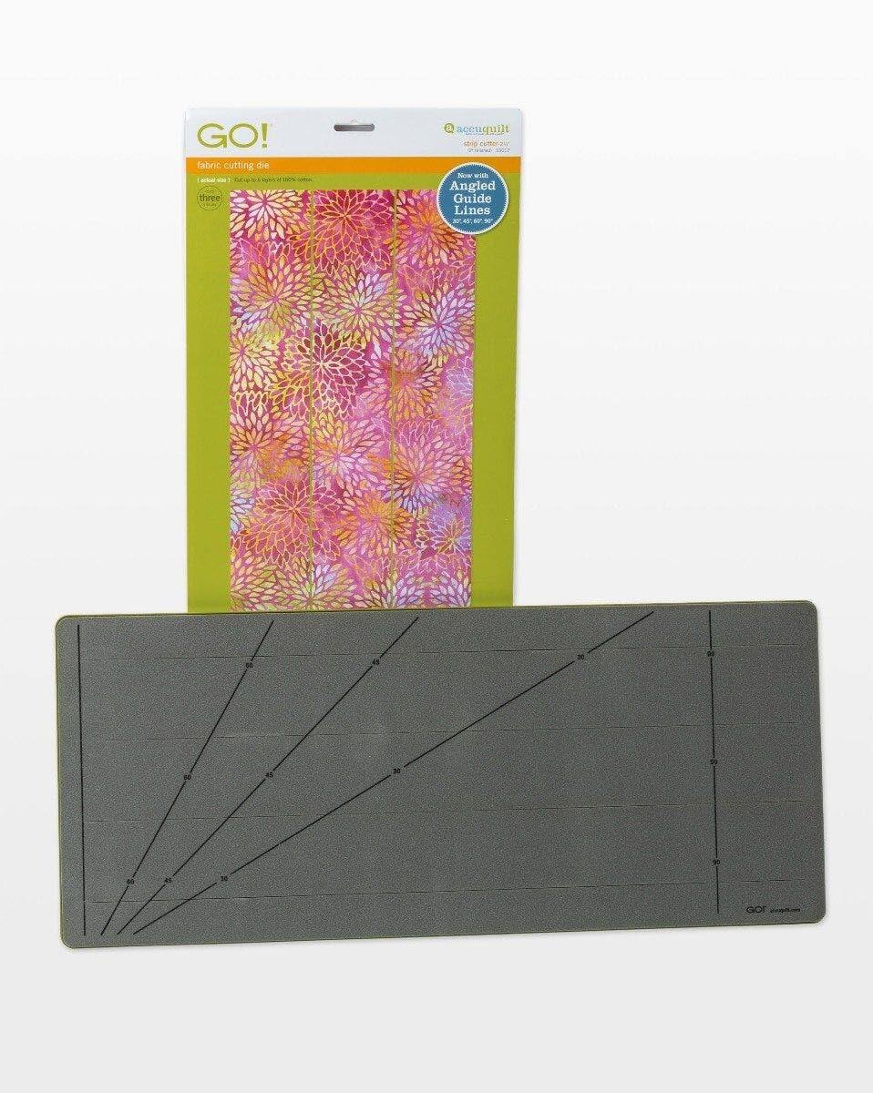 GO! fabric cutting die - % three acenguilt 0/0A srip R2 PE NEL? Ne wiah Angled Guide Lines - a - W 3 W t GOT coption