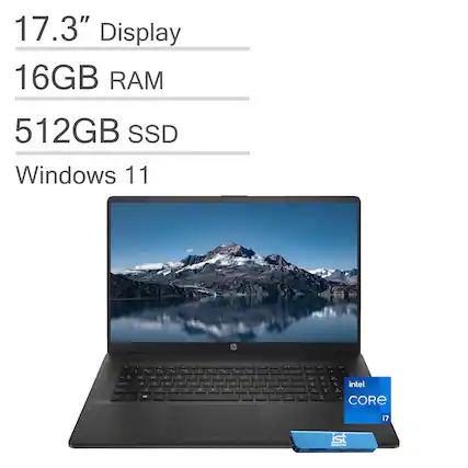 17.3" Display
16GB RAM
512GB SSD
Windows 11
Intel Core i7
1st Gen