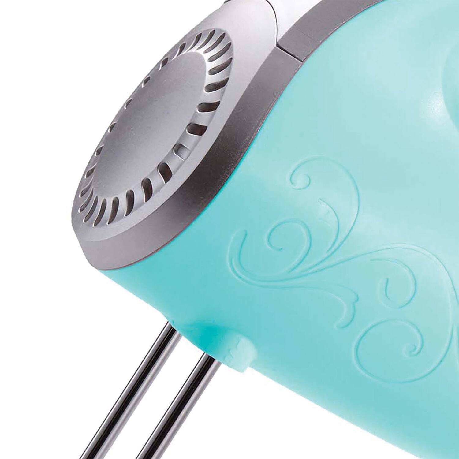 Alt View 2. Brentwood Appliances - 5-Speed Electric Hand Mixer, Blue - Blue.