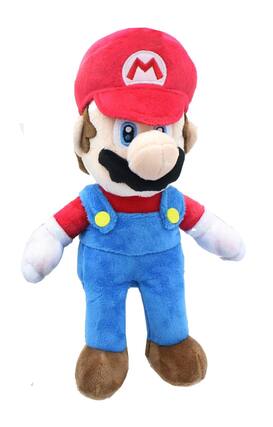 Front. Little Buddy - Super Mario All Star Collection 9.5 Inch Plush | Mario - Red.