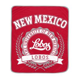 Pegasus - New Mexico Lobos 50" x 60" University Crest Ultra Soft Blanket - Multicolor
