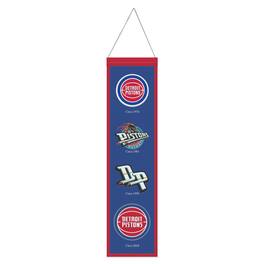 WinCraft - Detroit Pistons 8" x 32" Evolution Banner - Multicolor