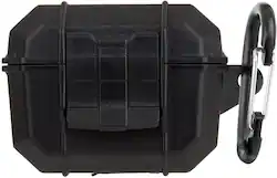 Pelican - Marine Case for Apple AirPods Pro 1st and 2nd Generation - Black - Front_Zoom