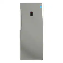Conserv - 14cf Garage Ready Upright Freezer CONVERTIBLE Refrigerator 28" Energy Star 110V Reversible - Stainless Steel
