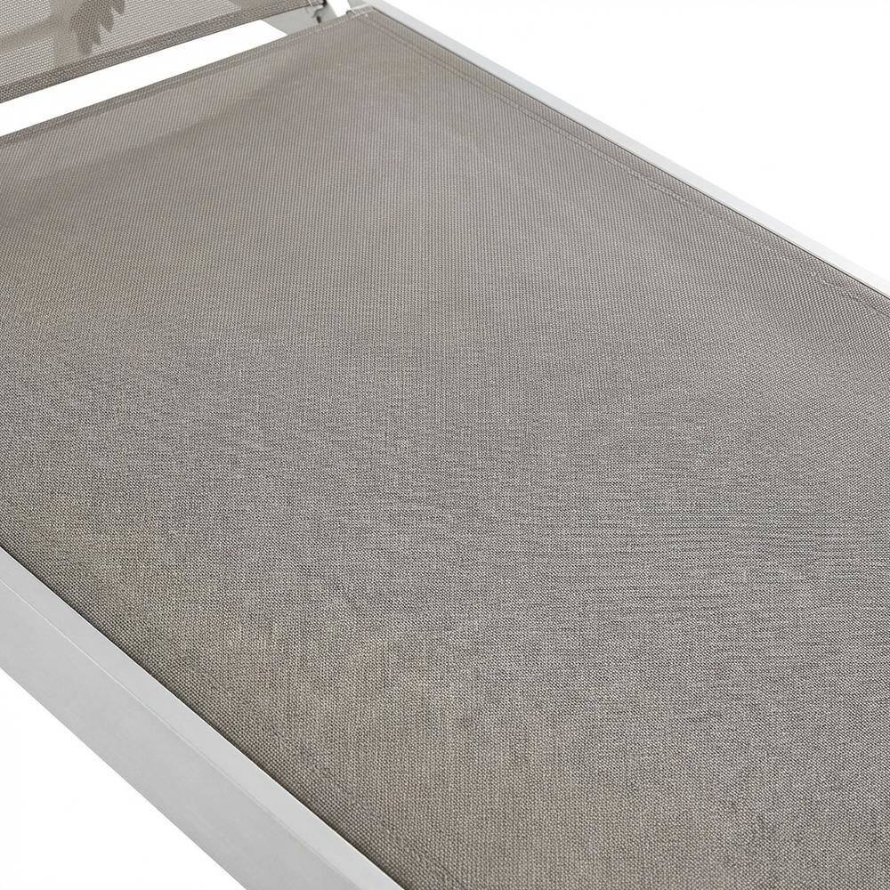 Alt View 1. Outdoor Escape - Outdoor Patio Aluminum Set With 3 Pieces And Cushioned Seats - Gray.