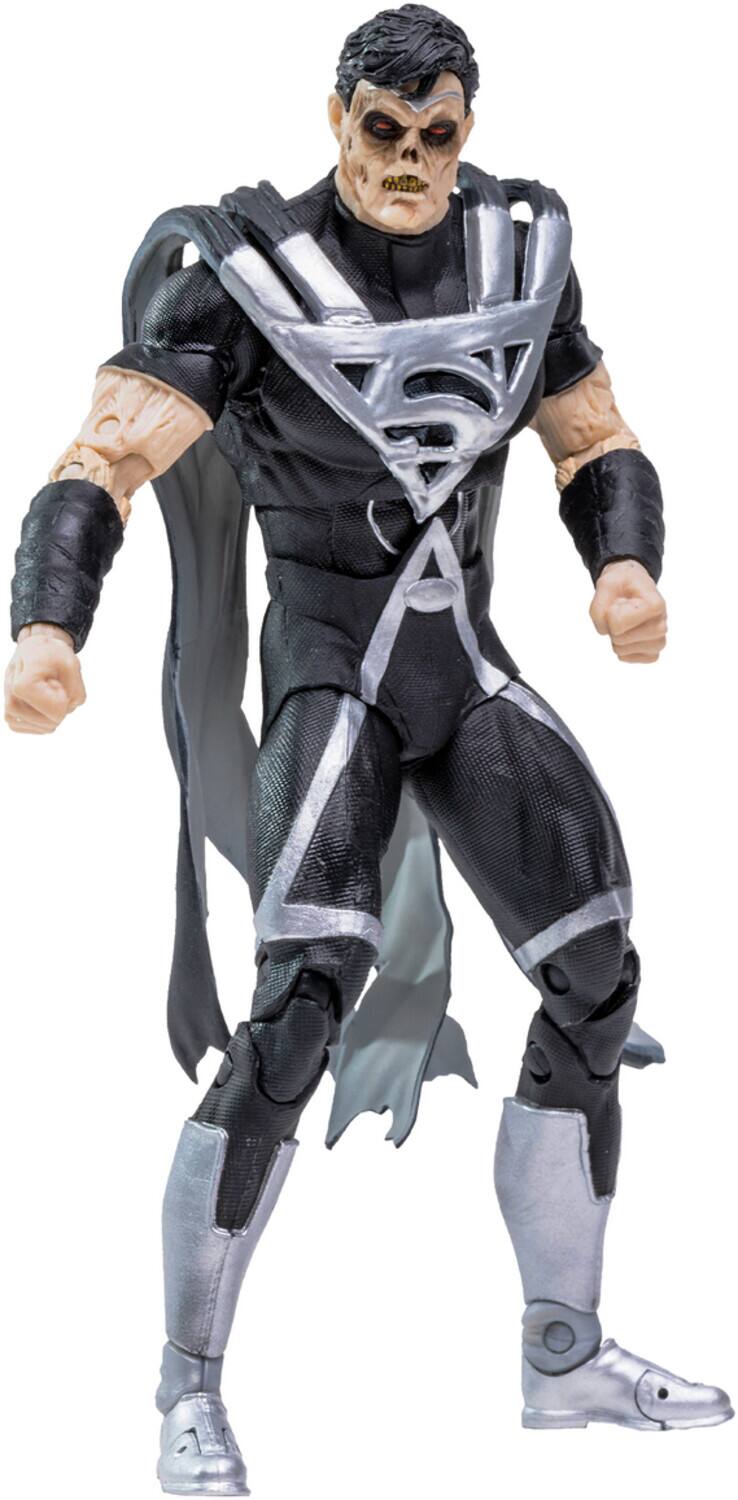 Alt View 1. McFarlane Toys - DC Multiverse - Blackest Night - 7" Black Lantern Superman Build-A Action Figure   - Collectibles - Multicolor.