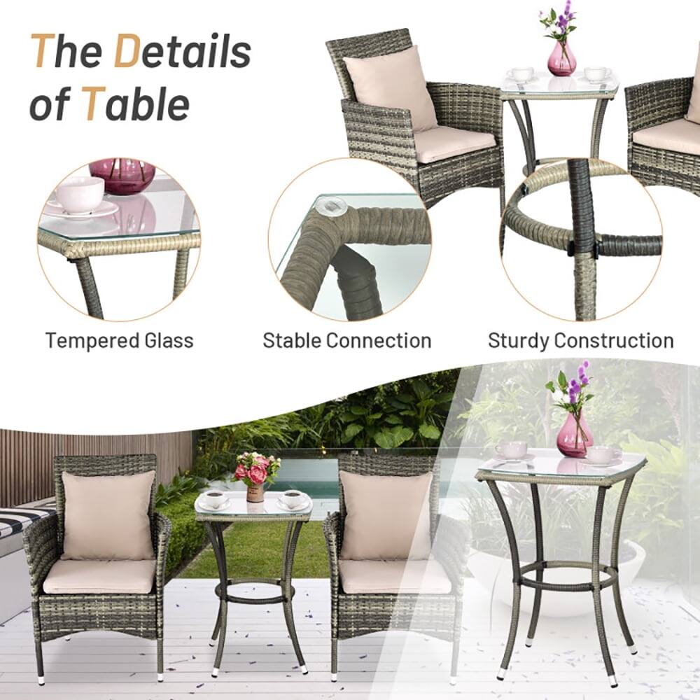 The Details of Table

- Tempered Glass
- Stable Connection
- Sturdy Construction