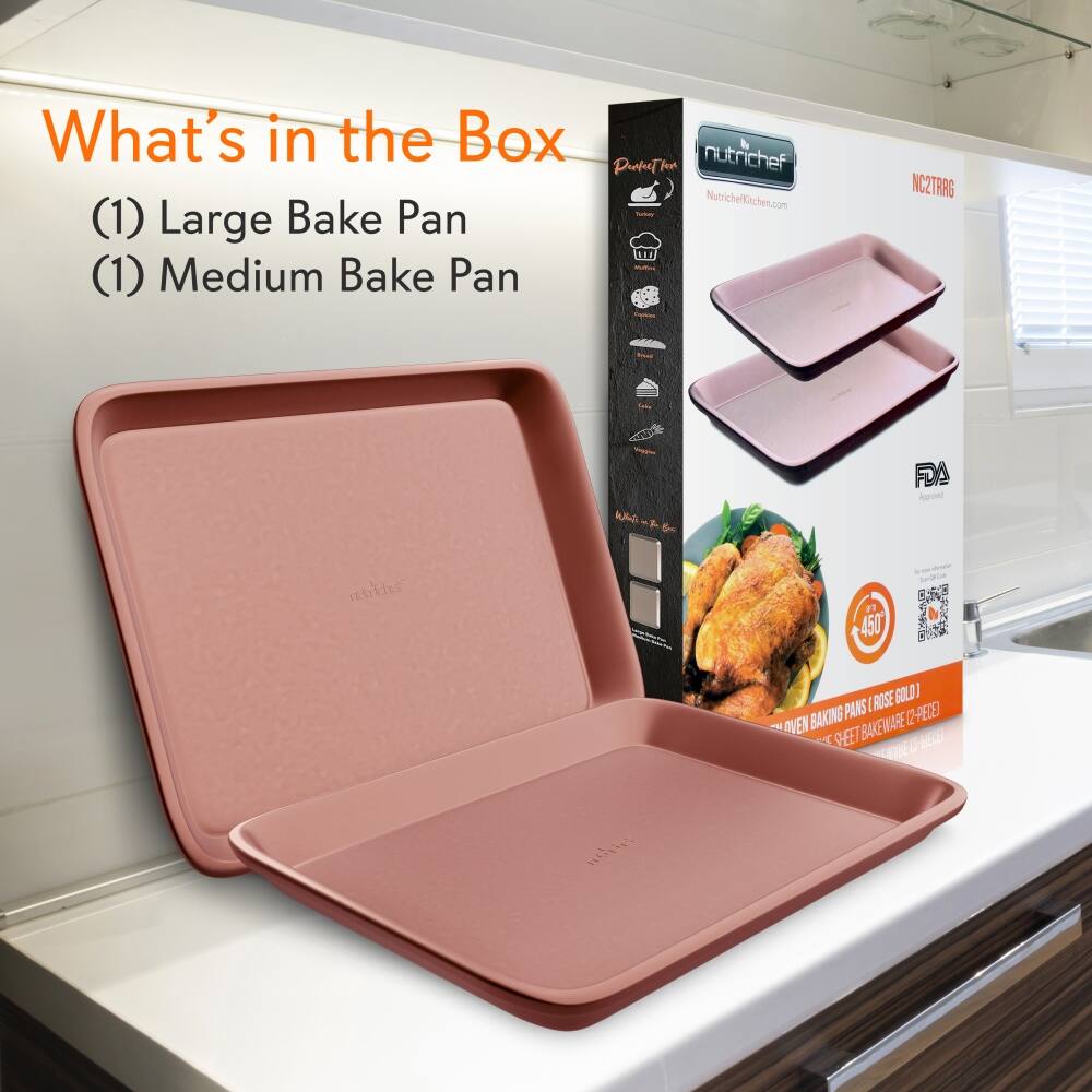 NutriChef Cookie Sheets - Thumbnail 3