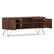 Alt View 1. Simpli Home - Hunter SOLID MANGO WOOD TV Media Stand in Umber Brown, Gold For TVs up to 65 inches - Umber Brown, Gold.