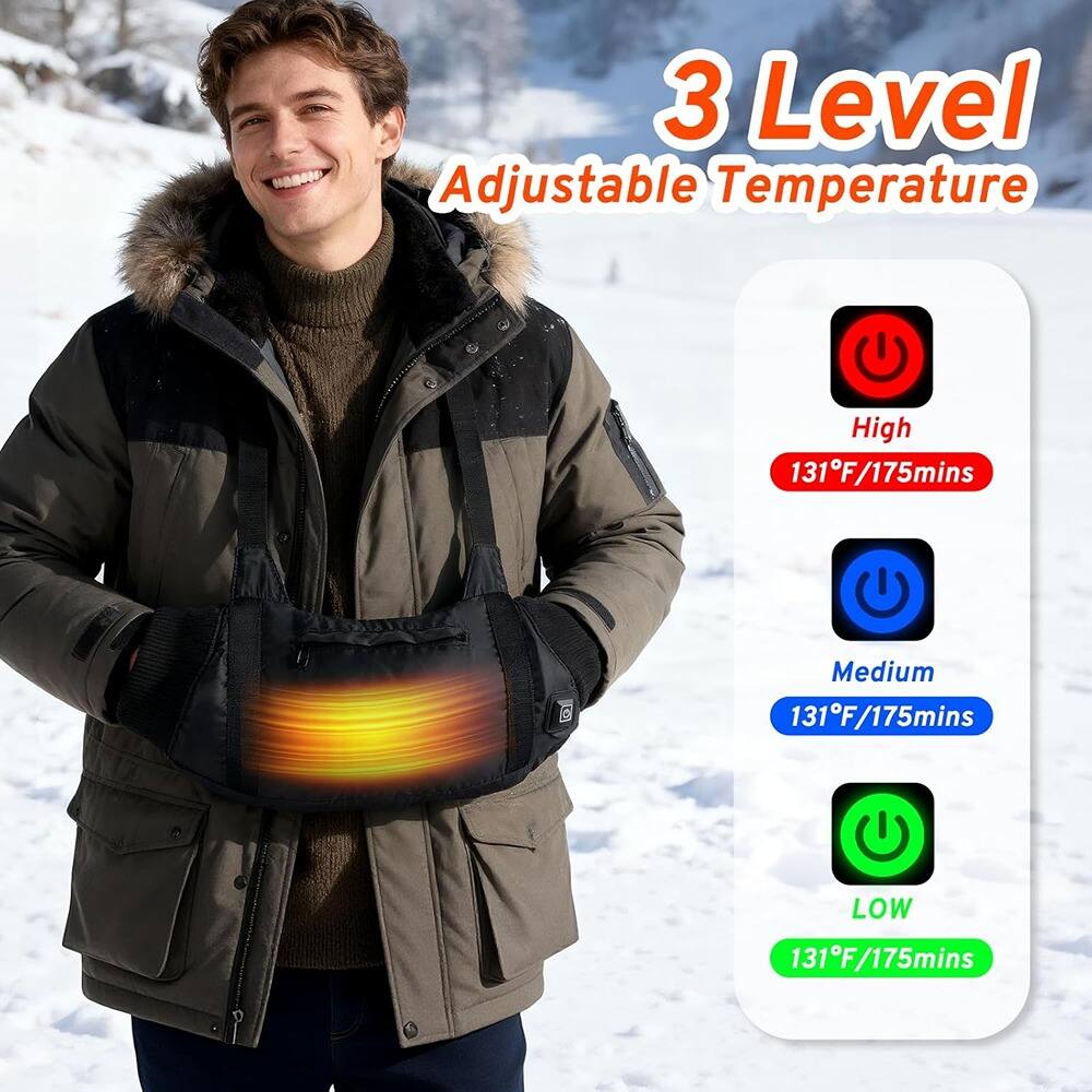 3 Level Adjustable Temperature

- High: 131°F / 175 mins
- Medium: 131°F / 175 mins
- Low: 131°F / 175 mins