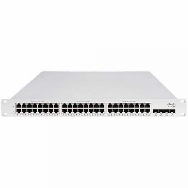 Cisco Consumer Products - Cisco Meraki MS150-48MP-4X Ethernet Switch - 48 Ports - Manageable - Gigabit Ethernet, 5 Gigabit Ethernet, 10 Gigabit - Unknown