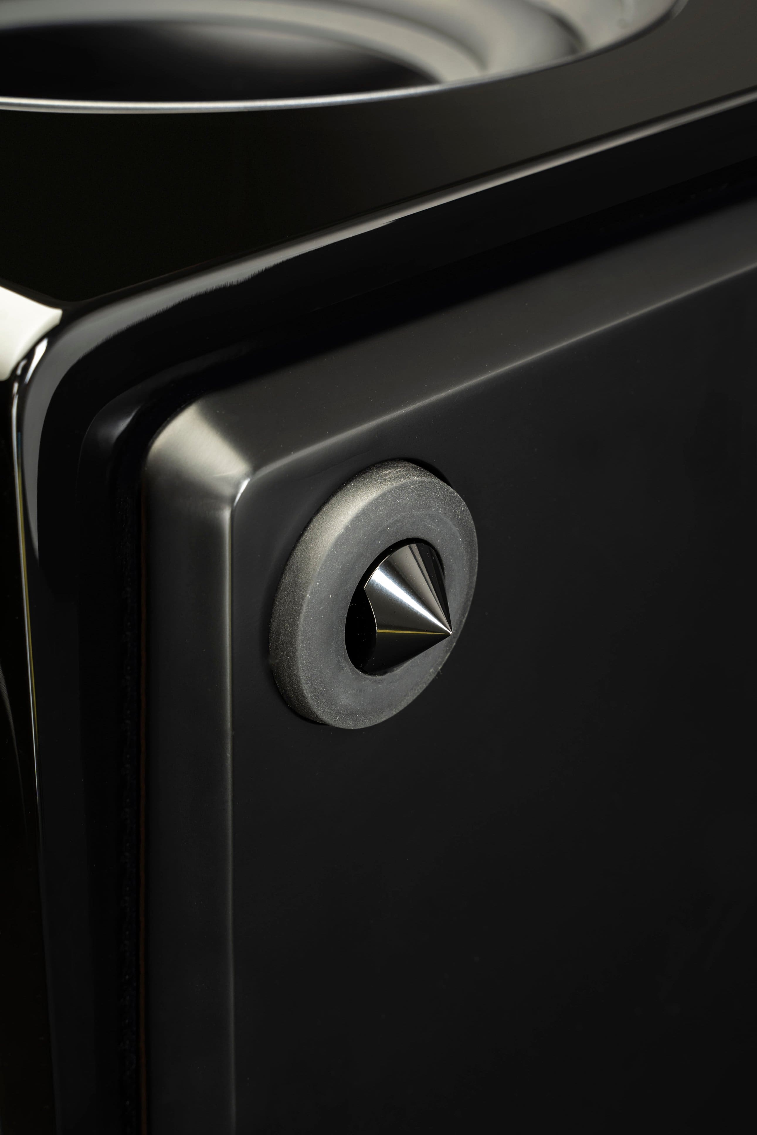 Alt View 18. MartinLogan - Abyss 8, 8” Hybrid, Powered Subwoofer, with Magnitude MT-1kW Amplifier, Sub Control App, and Wireless Built-In - Gloss Black.