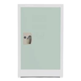 AdirOffice - Storage Locker 629-Series 24" H 1-Tier Steel Locker with Key Lock - Misty Green