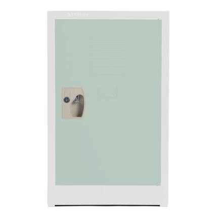 Front. AdirOffice - Storage Locker 629-Series 24" H 1-Tier Steel Locker with Key Lock - Misty Green.