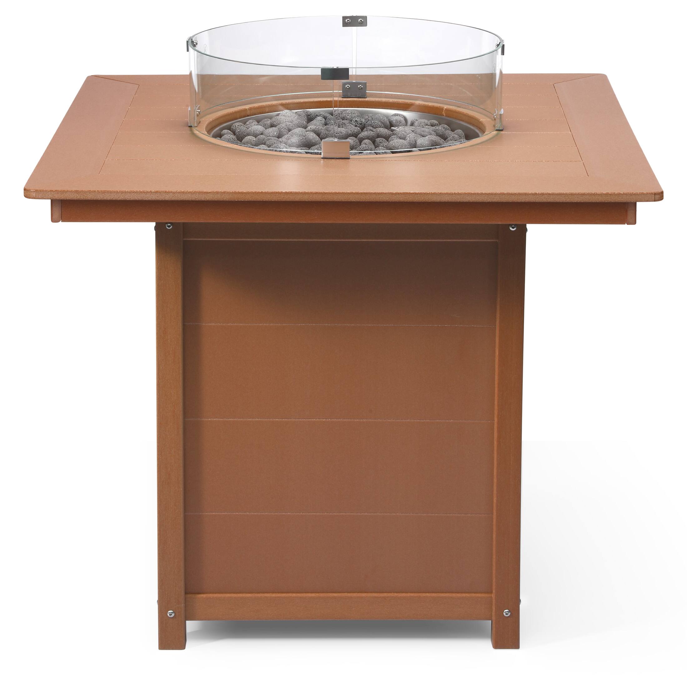 Back. WestinTrends - WestinTrends Helios 42" Modern Outdoor Patio Gas Propane Square Fire Pit Table.