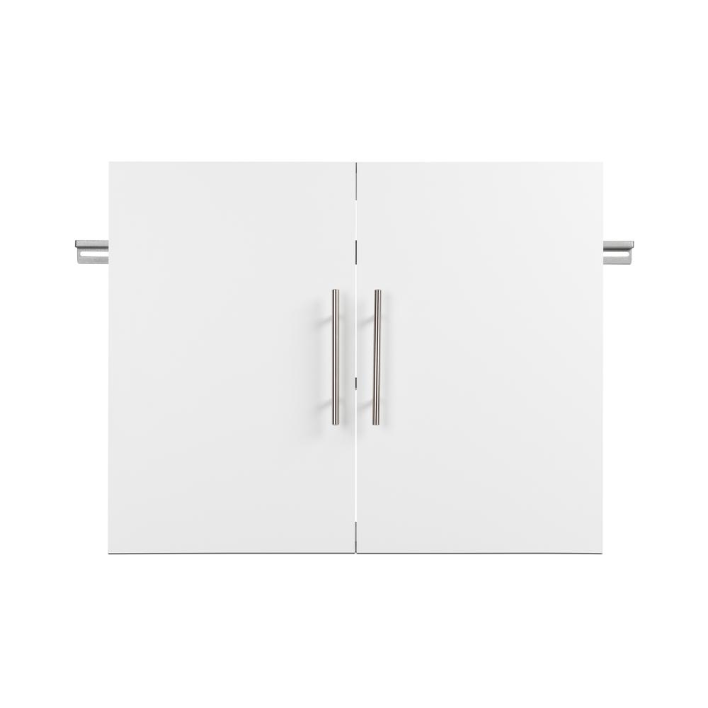 Left. Prepac - HangUps 30" Upper Storage Cabinet, White - White.