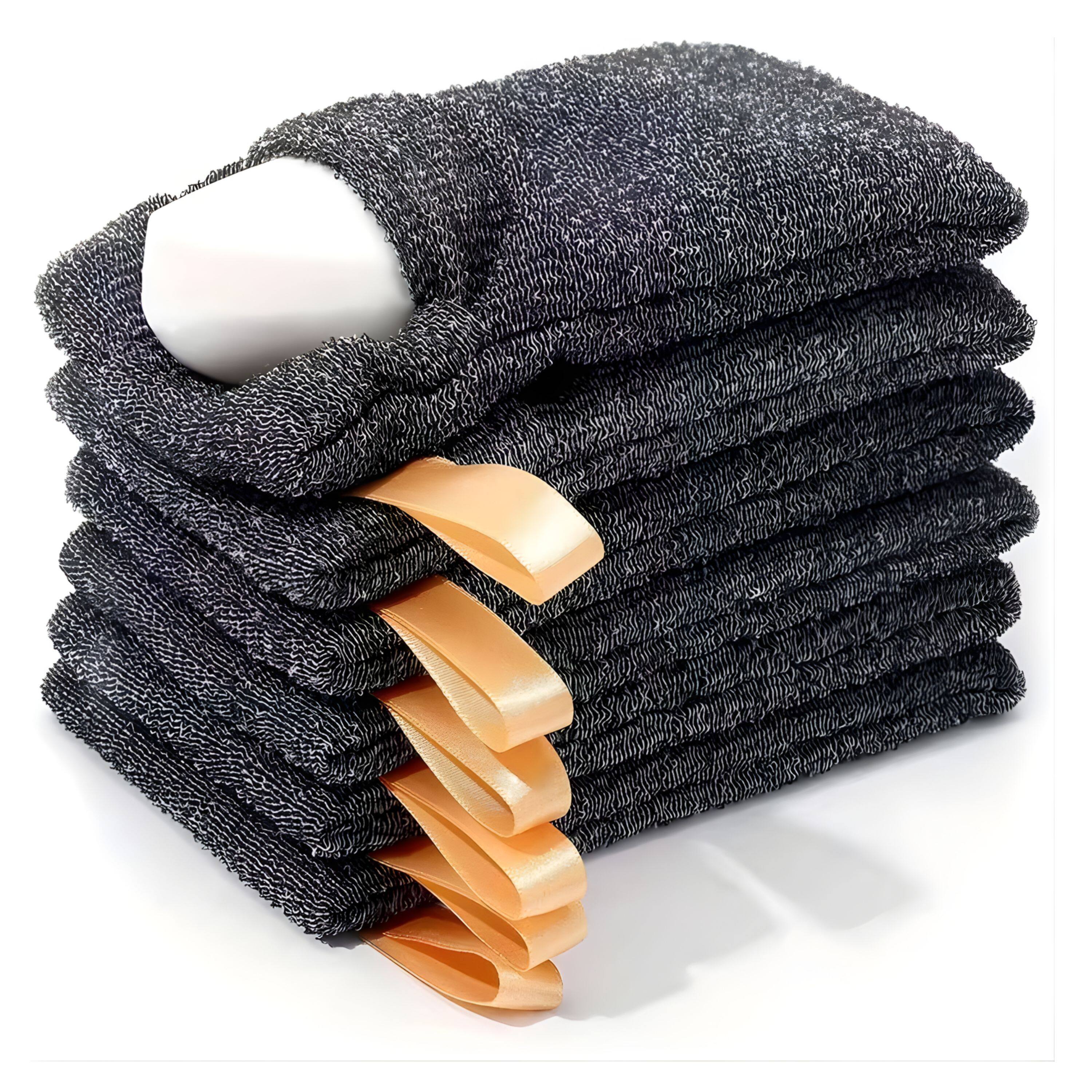 Front. Kitcheniva - Exfoliating Soap Saver Pouch with Wrist Strap 6 Pcs.