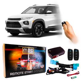 MPC - Remote Start Kit For Chevrolet Trailblazer 2021-2023 | Plug & Play | 2-Way Fobs - Black