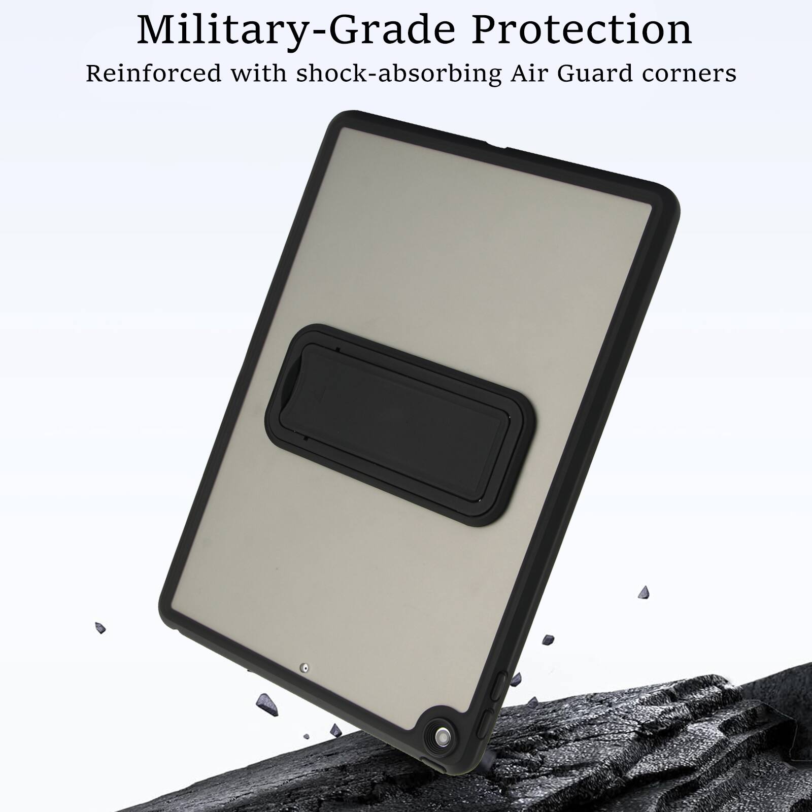 Military-Grade Protection  
Reinforced with shock-absorbing Air Guard corners