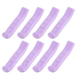 Unique Bargains - Bicycle Brake Lever Covers, Brake Grips Anti-Slip Sleeve, 4Pairs Silicone - Fitting for MTB/Road/Cycling/Universal Lever - Purple