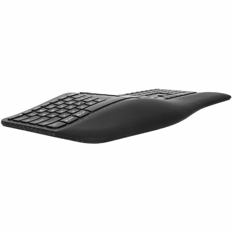 Alt View 1. Targus - Targus Sustainable Ergonomic EcoSmart Keyboard - Wireless Connectivity - Bluetooth - Full-size - 5 - 104 Key(s) - Macaron.