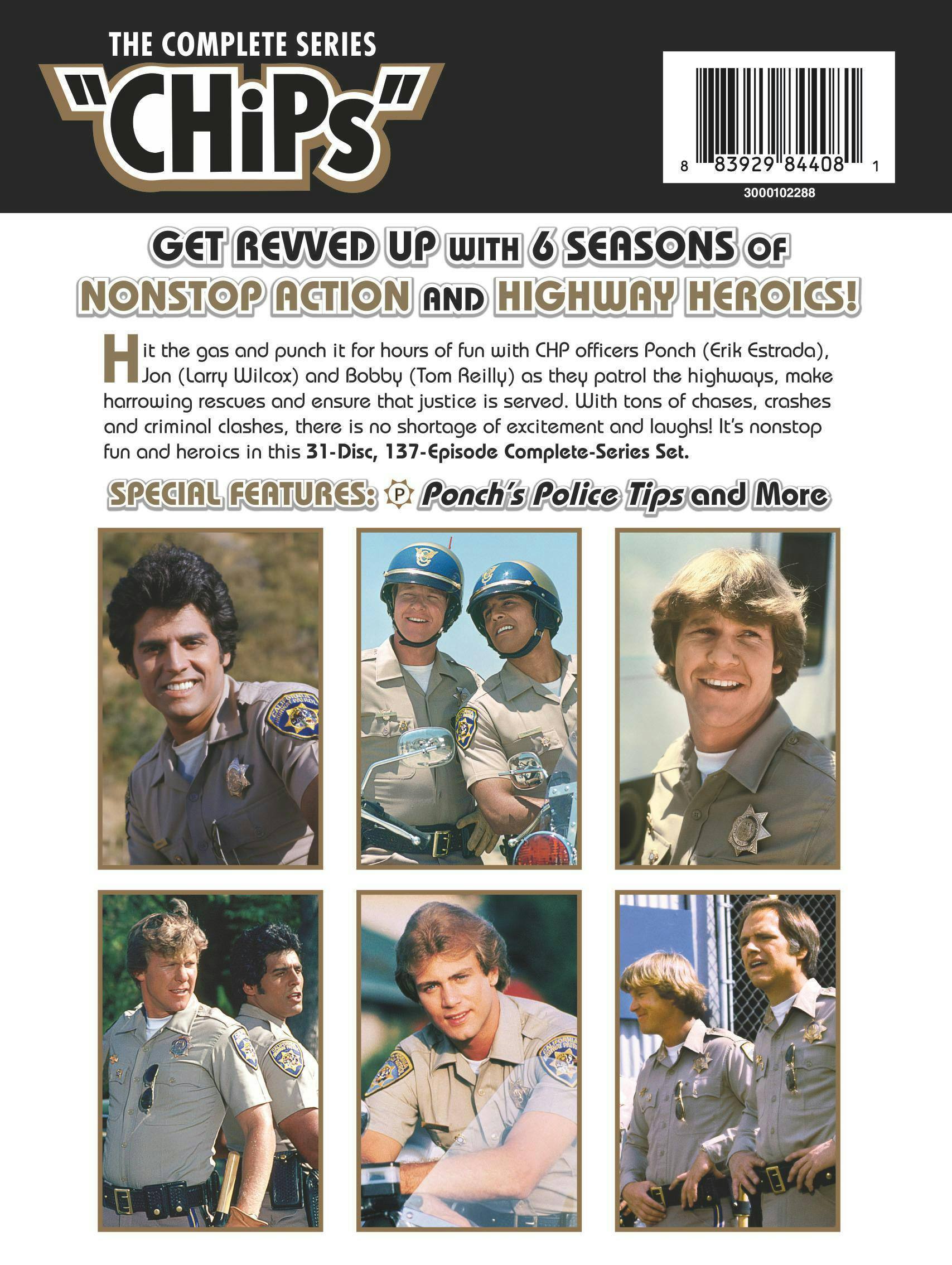 Back. CHiPs: The Complete Series   - DVD.