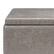 Alt View 15. Simpli Home - Owen Tray Top Small Coffee Table Storage Ottoman - Distressed Grey.