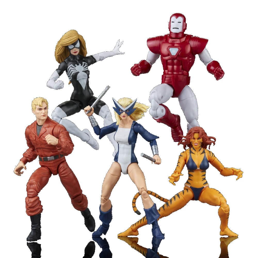 Hasbro F7053 6 inch Marvel Legends Series The West Coast Avengers (60th Anniversary) Action Figures - Black