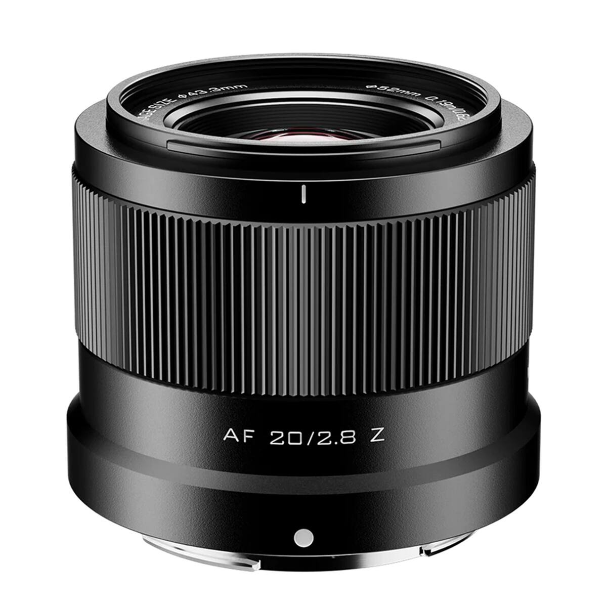 43 3mm AGE SIZE

$52mm 0. 0.19m/0.6ft

AF 20/2.8 Z