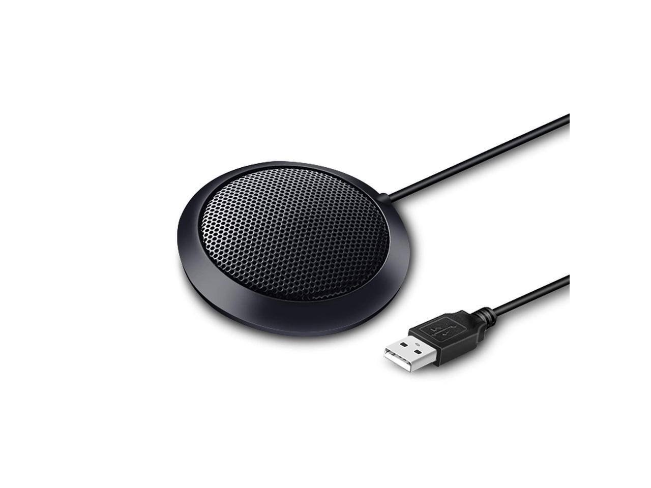 Alt View 6. Adesso - Adesso M3 Wired Condenser Microphone - 6.50 ft - 80 Hz to 20 kHz - 680 Ohm -47 dB - Omni-directional - Table Mount - USB.