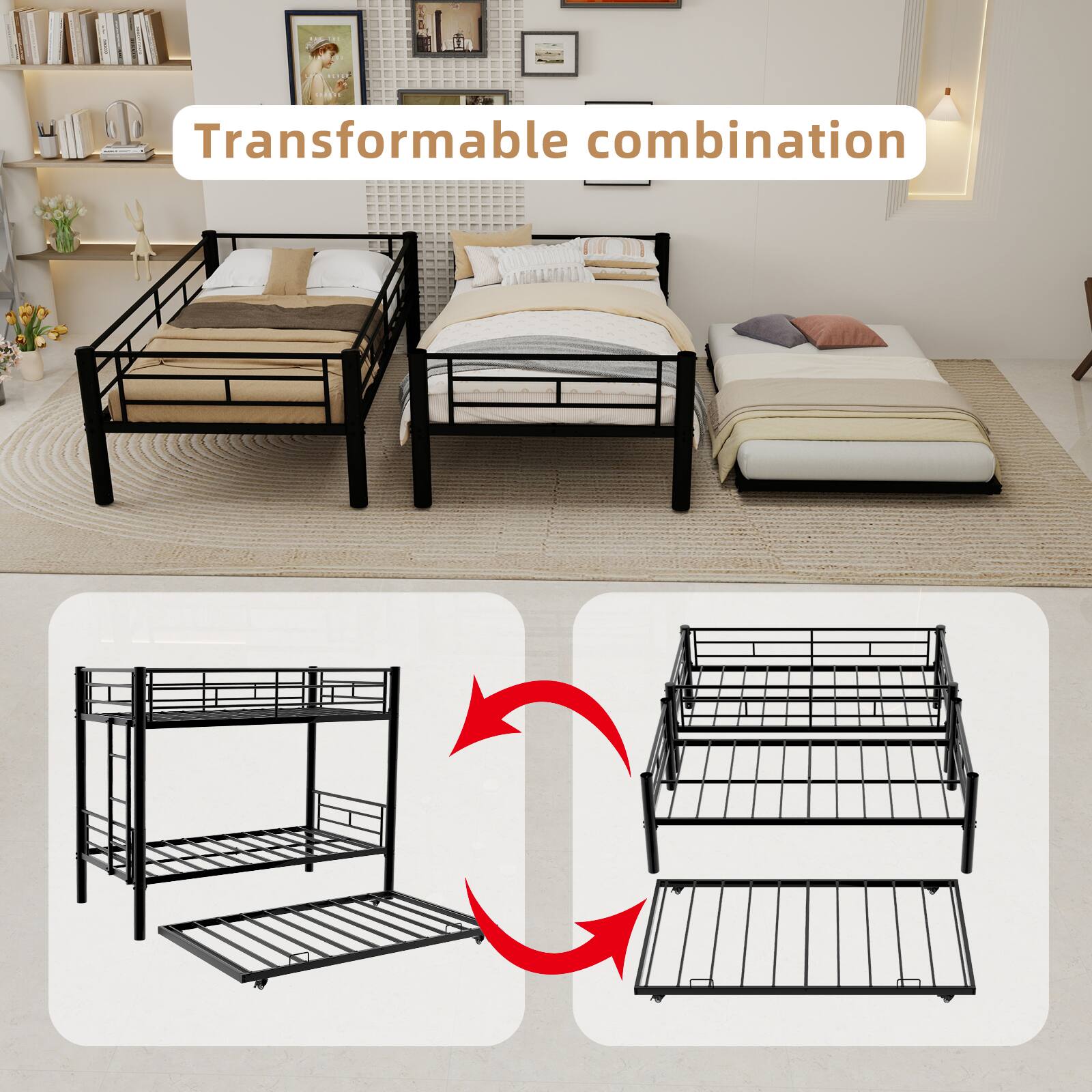 Transformable combination