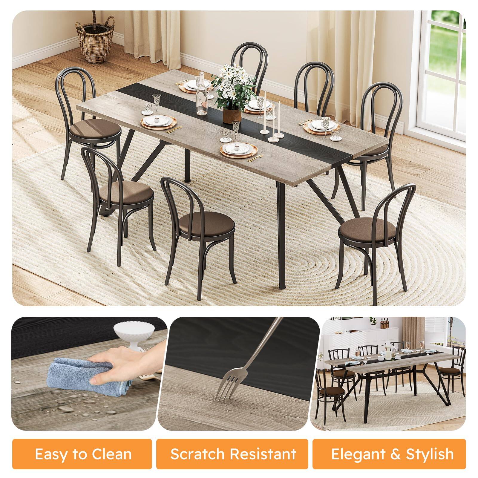 Easy to Clean  
Scratch Resistant  
Elegant & Stylish