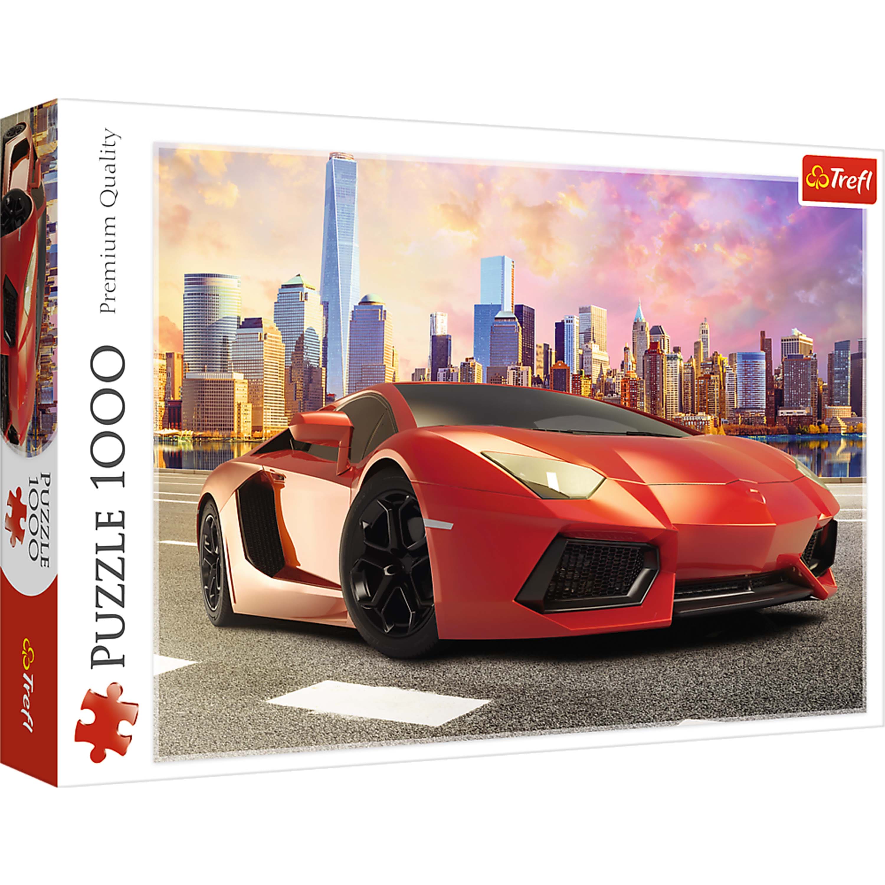 Trefl - Red 1000 Piece Puzzle - Sunset ride