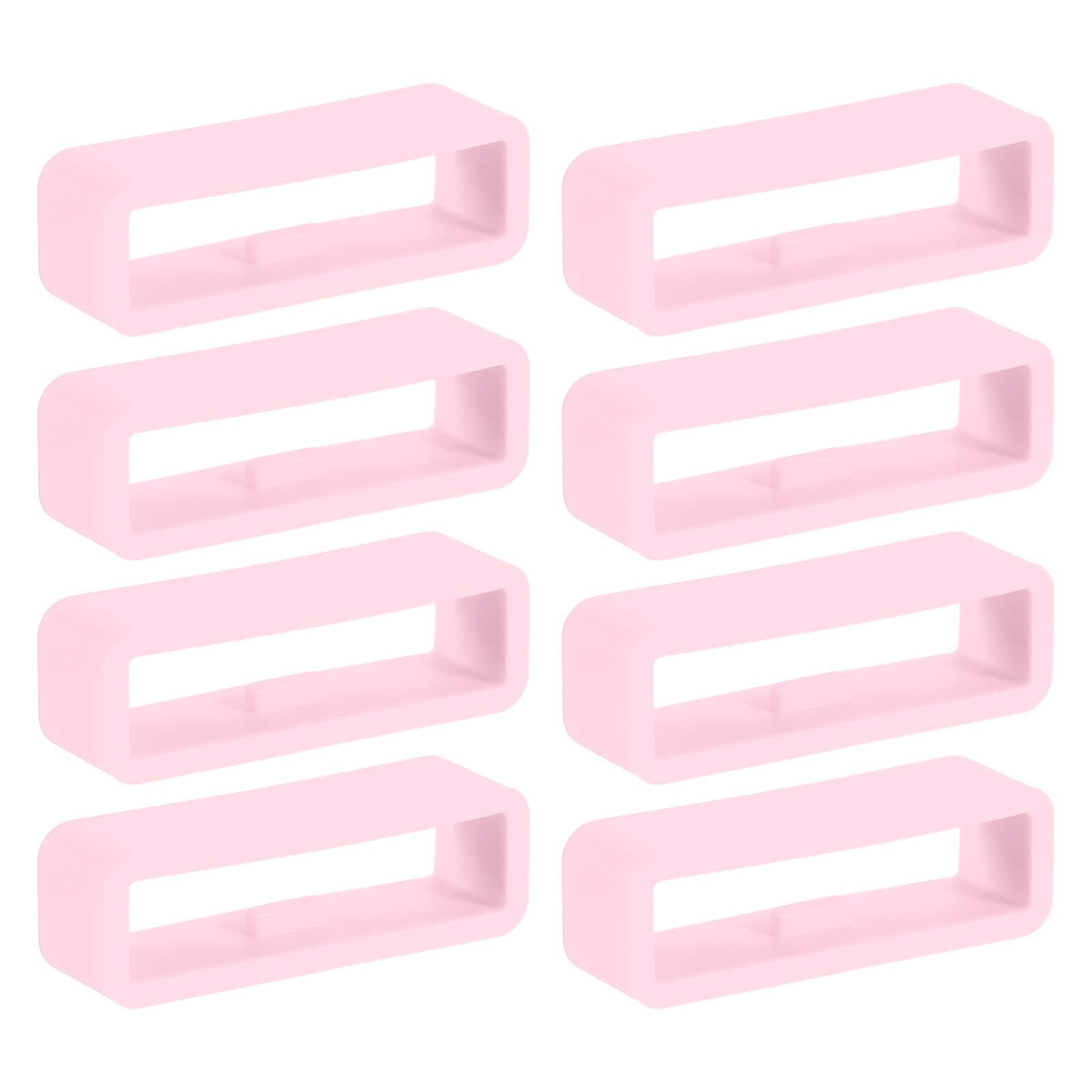 Unique Bargains - 8pcs Watch Band Holder Loop, 26mm Universal Watch Replacement Band - Light Pink