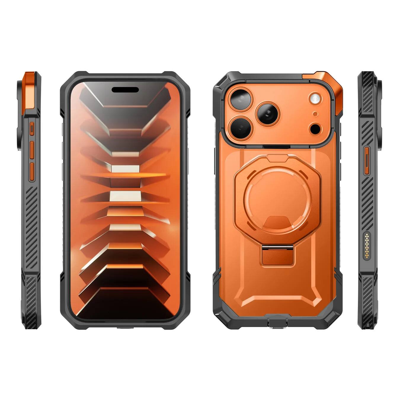 Alt View 2. SUPCASE - UB GRIP Case for iPhone 18 Pro - Coral.