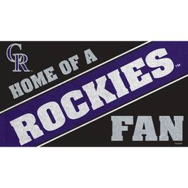 Evergreen Enterprises - Colorado Rockies 18" x 30" Team Turf Mat - Multicolor