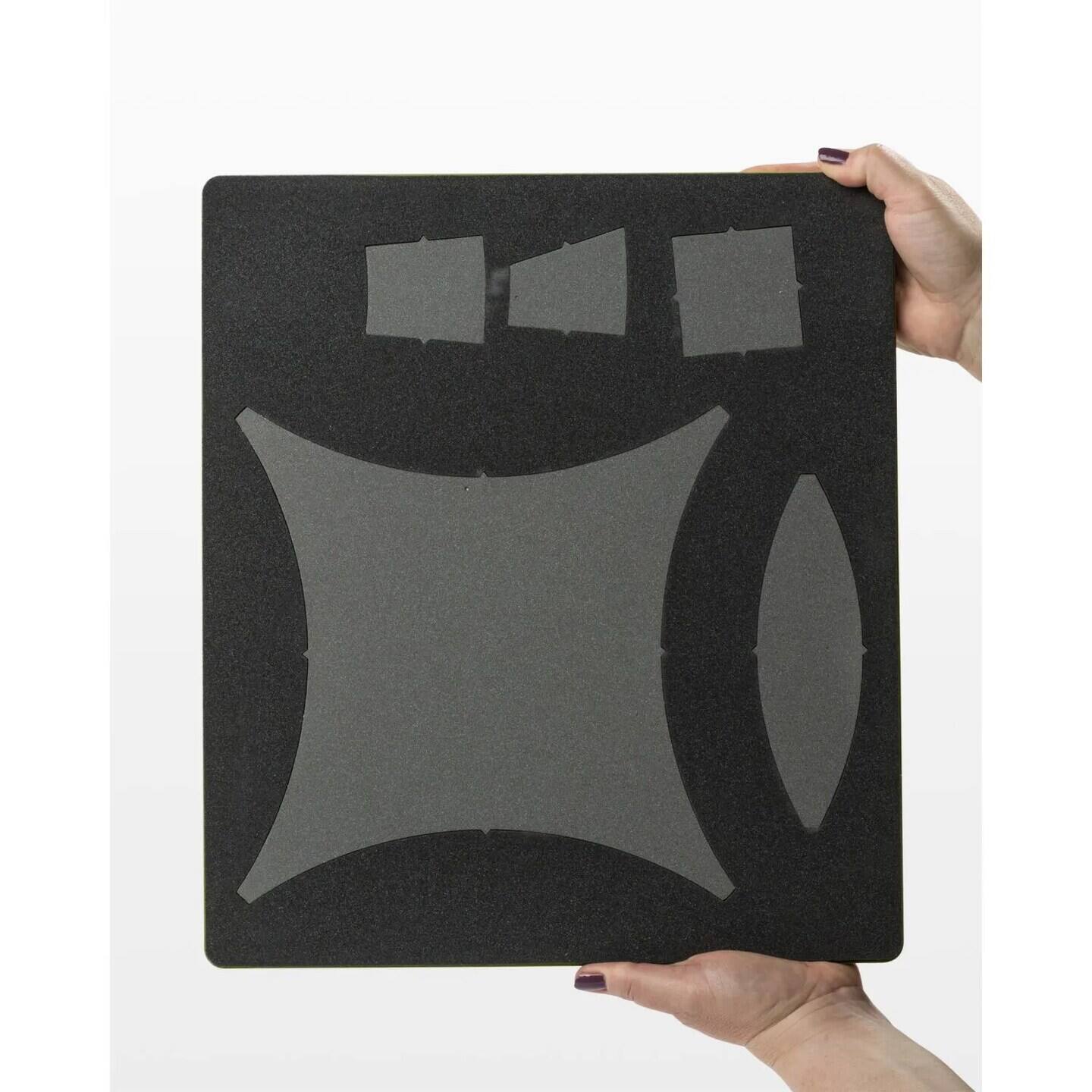 Alt View 1. AccuQuilt - GO! Big Double Wedding Ring-12 1/2 Finished Die - Multicolor.