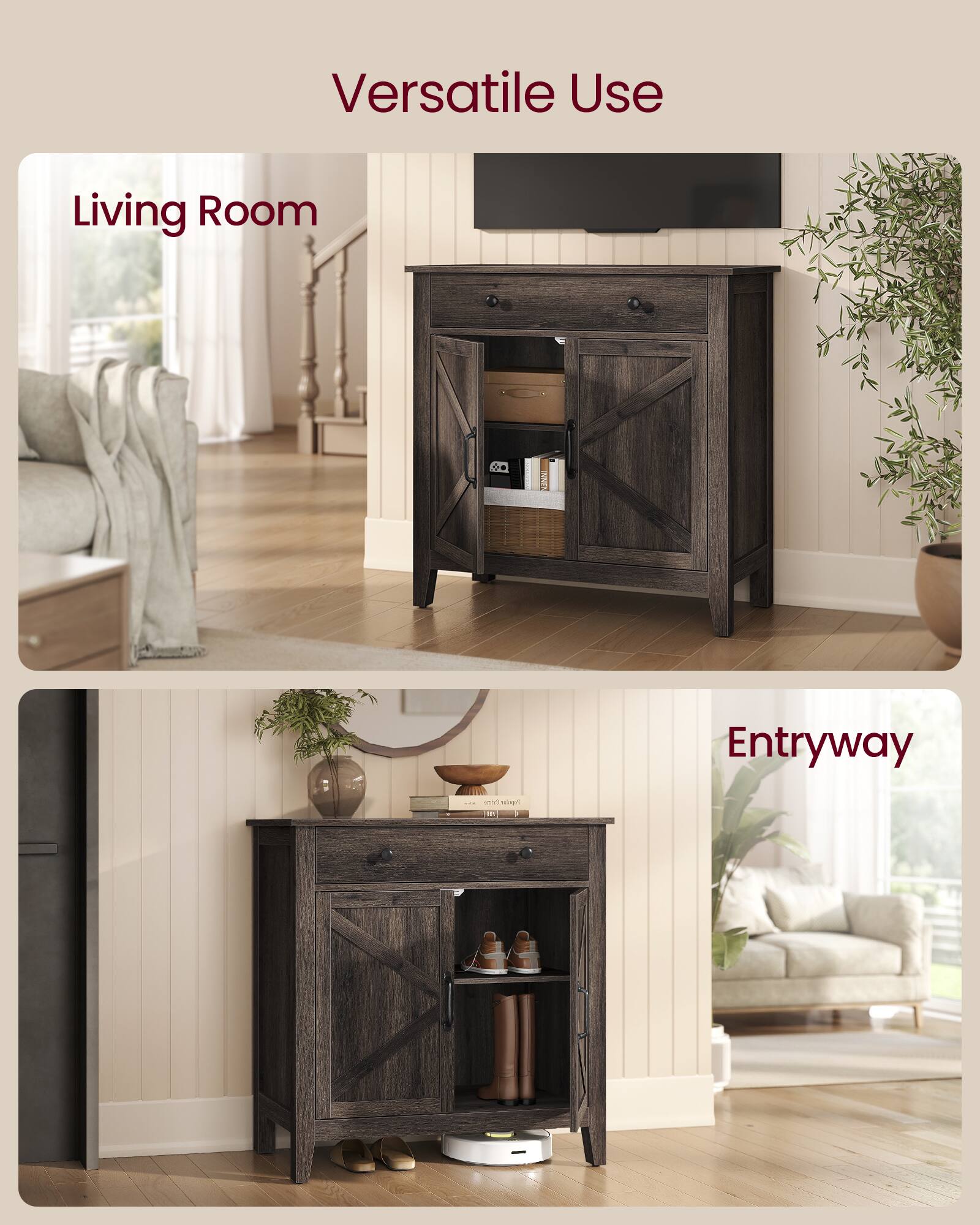 Versatile Use

Living Room

Entryway