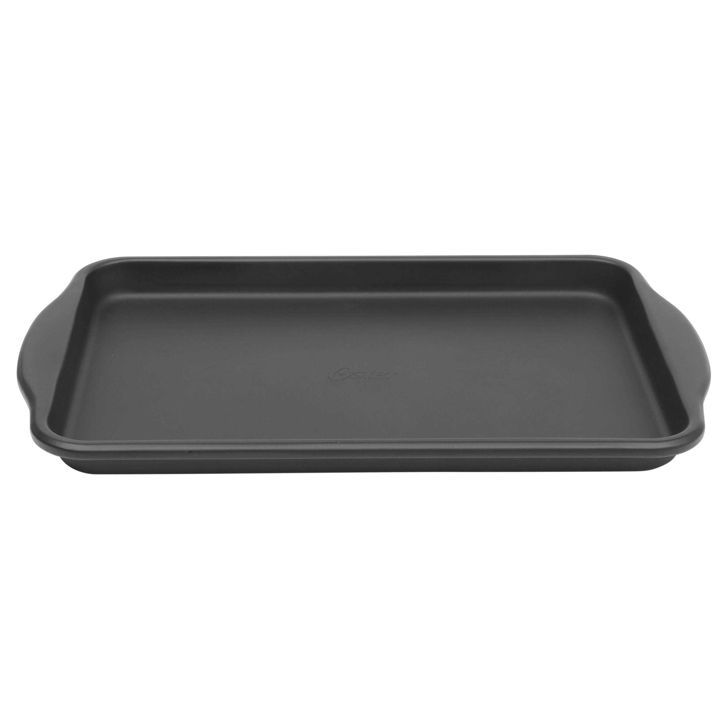 Alt View 1. Oster - Oster Teston Platinum Collection 13x9 Inch Nonstick Carbon Steel Cookie Sheet in Matte Black - Matte Black.