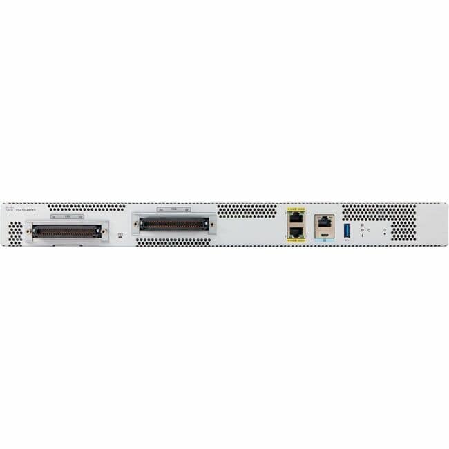 Cisco Consumer Products - Cisco VG410-48FXS Data/Voice Gateway - 2 x RJ-45 - 48 x FXS - USB - Fast Ethernet, Gigabit Ethernet, Ethernet - 1U High - Black