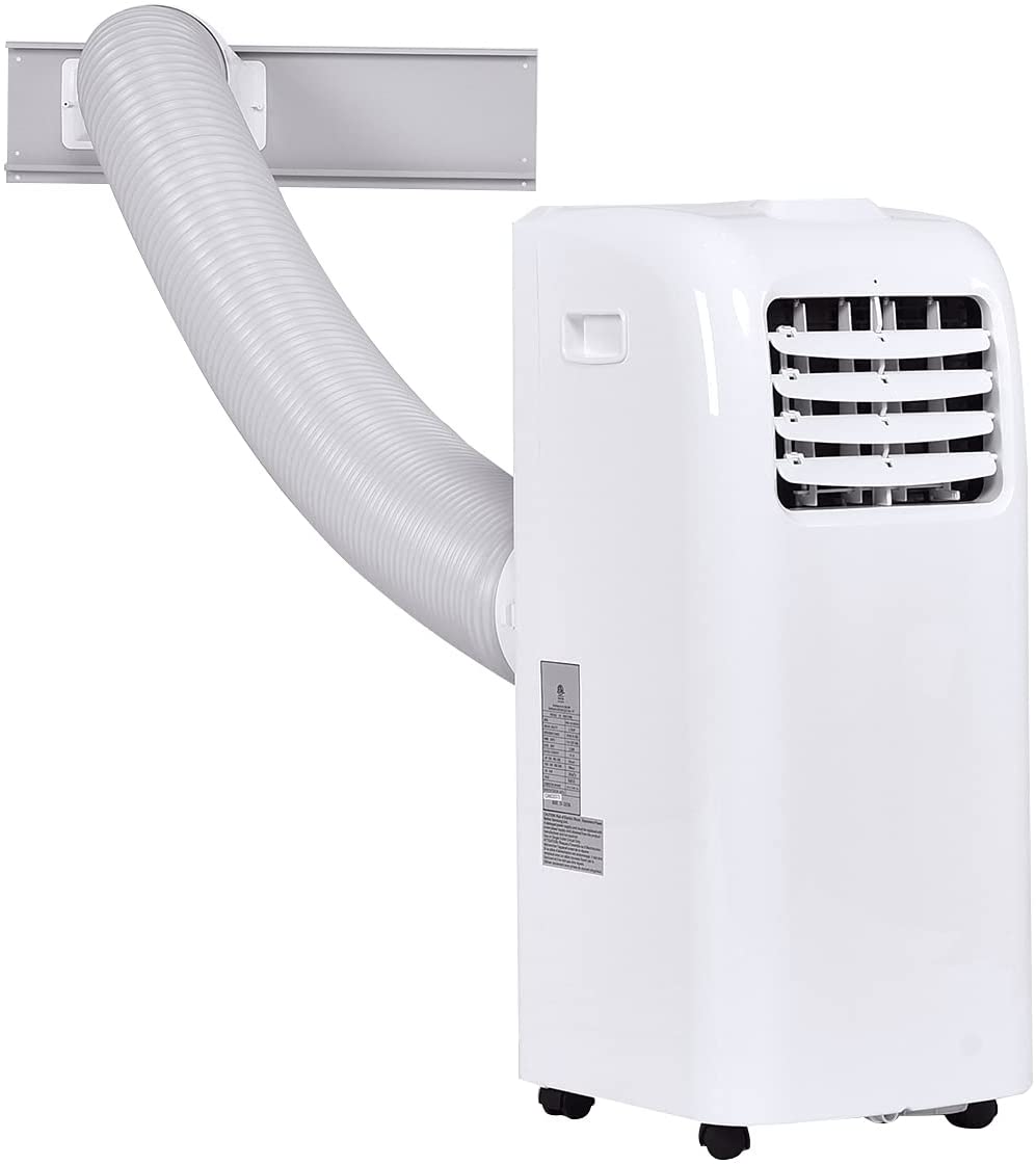 Alt View 7. Gymax - Gymax 8000BTU Portable Air Conditioner Cooling Fan Dehumidifier ASHRAE w/ Remote Control - White.