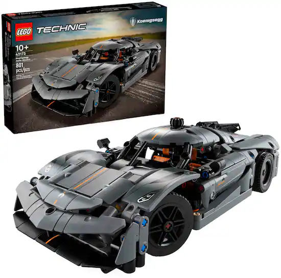 LEGO Technic Koenigsegg Jesko Absolut Grey Hypercar Sport Car