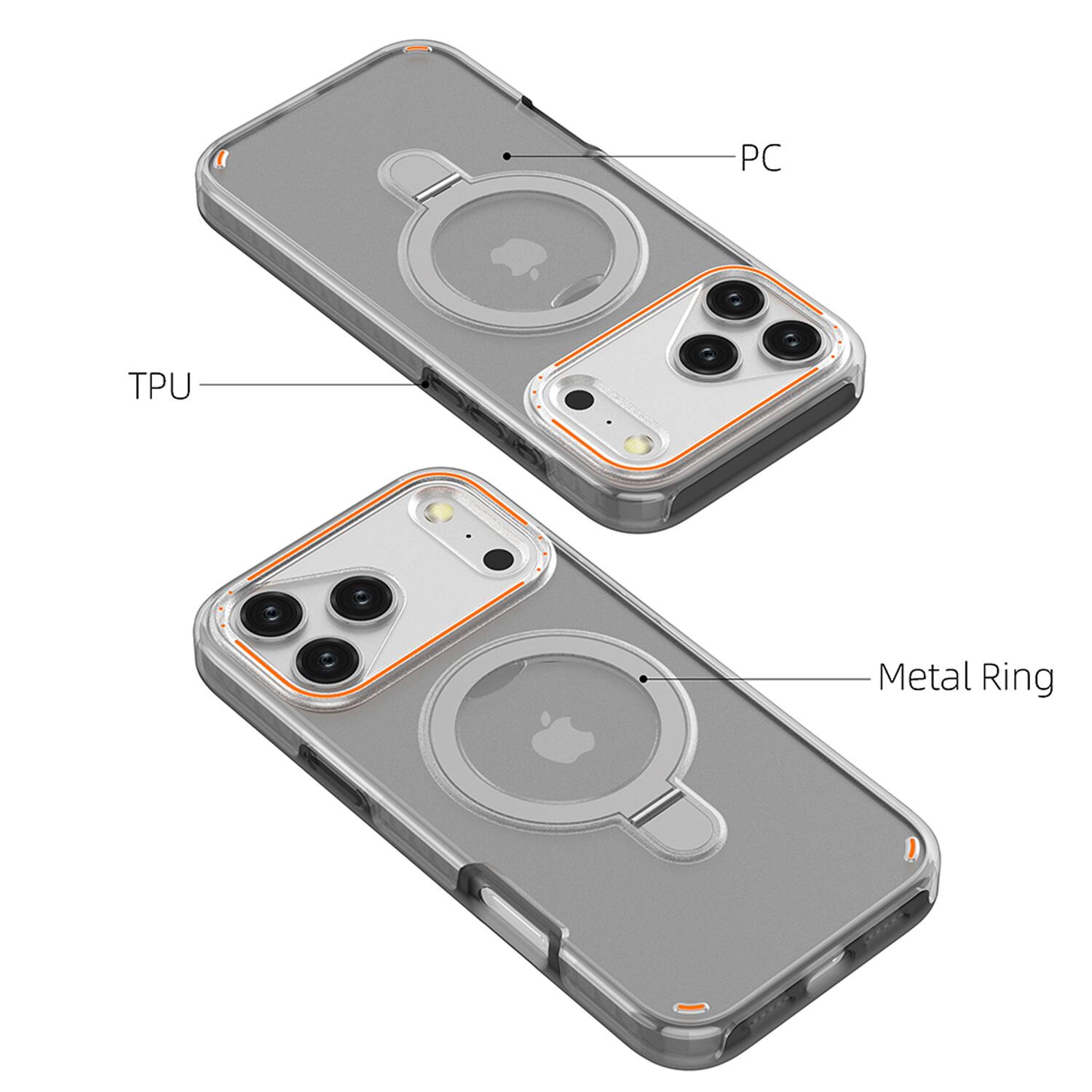PC TPU Metal Ring